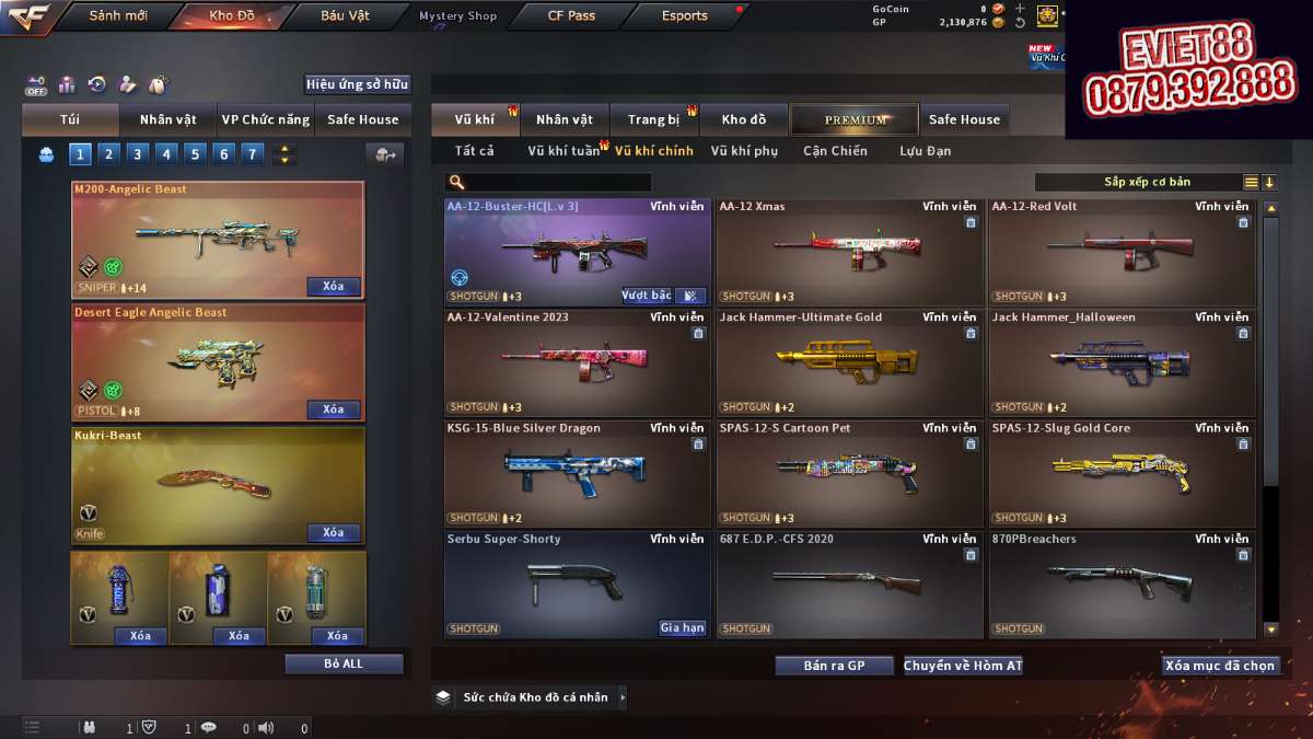shop acc cf uy tin gia re